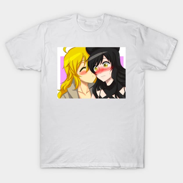 Bumblebee Kiss T-Shirt by riozaki21